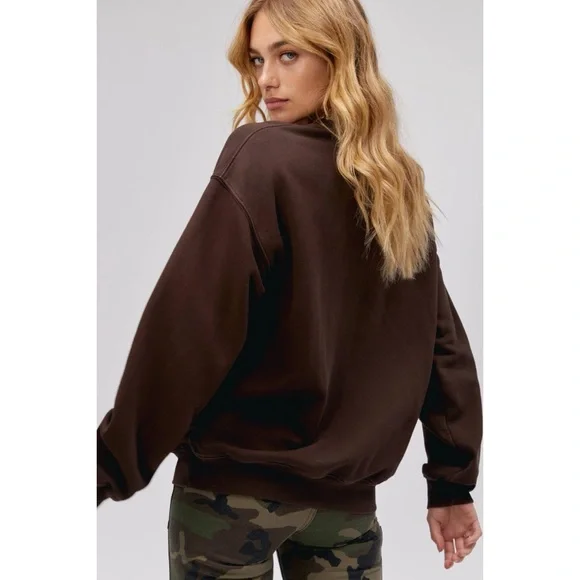 NWOT DAYDREAMER Elton John Heart Glasses BF Crew Coffee Quartz Sweatshirt Size M - Picture 3 of 13